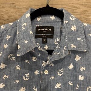 Bonobos Men's Chambray Floral Button Down Shirt